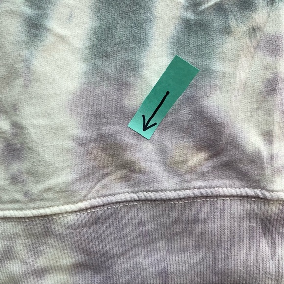 Women's American Eagle Tailgate Rolling Stones Tie Dye Sweatshirt, M - Picture 9 of 10